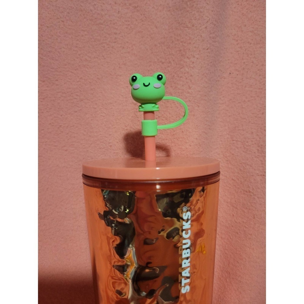 Frog straw topper